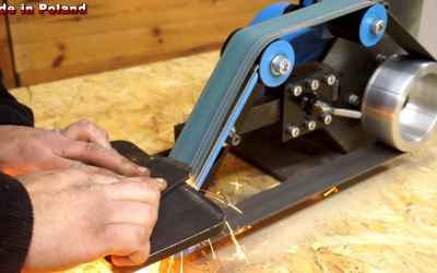 DIY Belt Grinder 2x48" [PLANS]