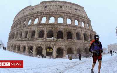 Europe shivers in Siberian snow blast nicknamed Beast from the East